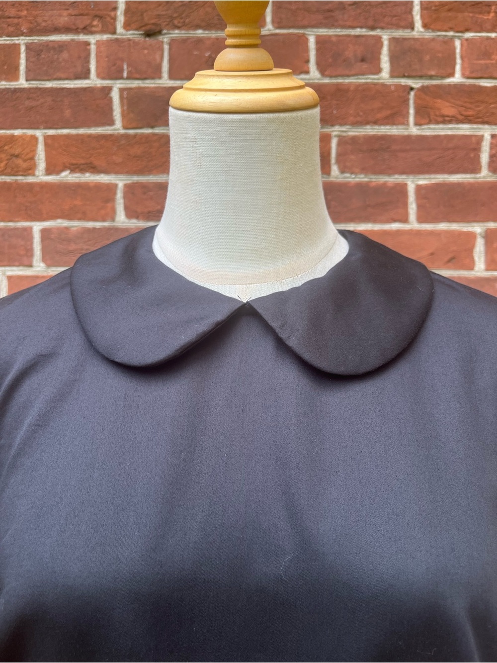 Comme des Garçons Black Peter Pan Collar Oversized Big Bow Blouse Top - Picture 5 of 8